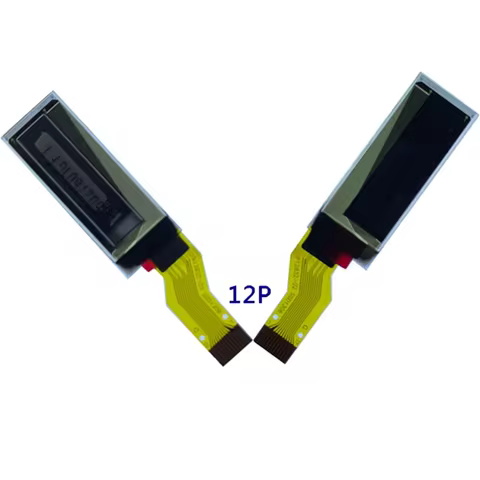 0.91" Inch OLED Display Blue 128X32 Dots Screen Driver SSD1306 12P Serial SPI Port Connector 12Pin F