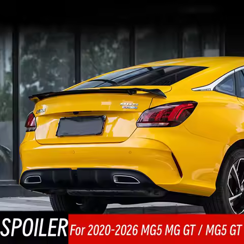 For MG5 MG5 Pro MG GT / MG5 GT 2020 21 22 23 24 25 26 Rear Trunk Lid Spoiler Wings Car Exterior Blac
