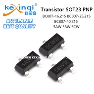 (20pcs) BC807-16,215 BC807-25,215 BC807-40,215 5AW 5BW 5CW SOT23 PNP Power Transistor SMD Chip Triod