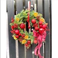 Lamp Gift - Cute Christmas PE Wreath KN19