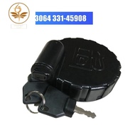 【hzswankgd2.sg】331/45908 331/33064 Fuel Cap Fuel Tank Side Lock Cover with 2 Keys for  Excavator 3CX