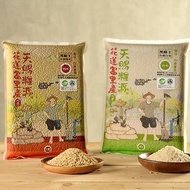 【天賜糧源】 花蓮富里黑黏土有機白米10包(2kg/包)