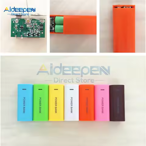5600mAh 2X 18650 USB Power Bank Battery Charger Case DIY Box For iPhone For Smart Phone MP3 Electron