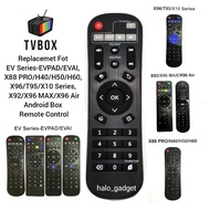 Replacement Remote control For EV series X88Pro/H40/H50/H60/X96/T95/X10/X92/X96 Max/X96 Air