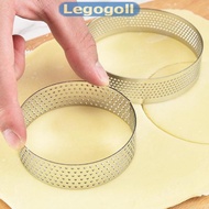 Legogoll 5/6/7/8/9/10 CM Perforated Tart Rings With Hole Stainless Steel Tart Bottom Tower Fruit Pie