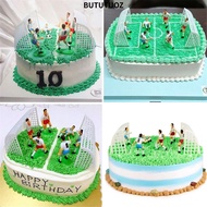 BUTUTUOZ Set of 9 Soccer Toppers Home 9 Soccer Players Cake Toppers for Birthday Cake