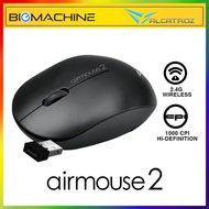 Alcatroz AirMouse | Airmouse 2 High Resolution 1000CPI Wireless Mouse (Battery Included)