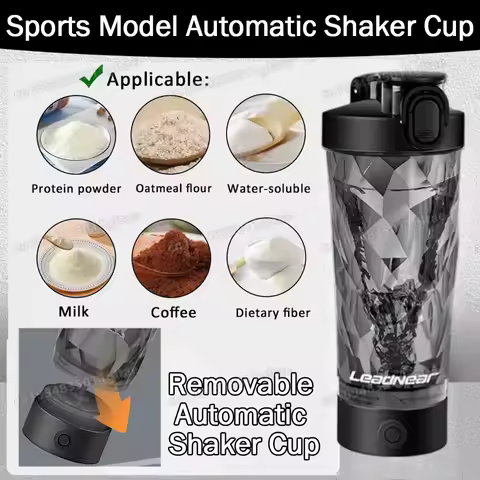 Outdoor Electric Shaker Cup 700ml Self-Stirring Intelligent Shaker For Protein Shake Meal Replacemen
