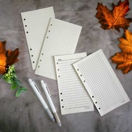 Loose Leaf/A6 Binder Filling Paper (6 Holes)