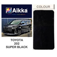 AIKKA TOYOTA 202 SUPER BLACK * 2K CAR PAINT