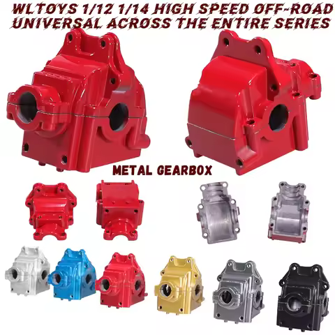 Wltoys 144001 Metal Gear Box Shell Differential Housing GearBox for Wltoys 144016 144018 144010 1240