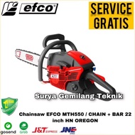 Mesin Potong Kayu Pohon/ Gergaji / Chainsaw EFCO MTH550 / 22"