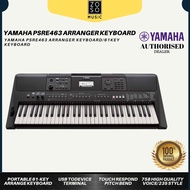 YAMAHA PSR E463 61-KEY PORTABLE KEYBOARD BLACK (ARRANGER KEYBOARD/ PSR E463/ ZOSO MUSIC SABAH)