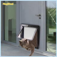 Cat Flap Door Weatherproof for Cats Doggy Easy Installation 4 Ways Locking