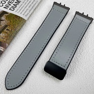 Galaxy Fit 3 Crazy Horse Genuine Leather Silicone Strap for Samsung Galaxy Fit 3 Magnetic Folding Bu