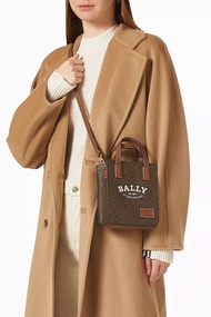 🈹 平放勁新Bally Mini Crystalia Monogram Tote Bag