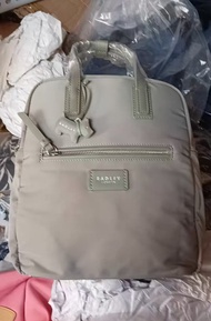 Auth Radleyˉ Waterproof Nylon Backpack  23x28x12cm