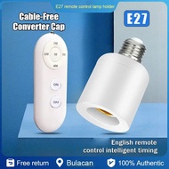 New E27 Led Bulb Base 60W Wireless Remote Control Smart Timer Switch Lamp Holder AC110V 220V House M