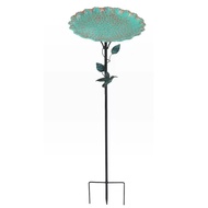 HAPPY TIME-Hummingbird Feeder Bird Feeder Garden Bird Bath Landscape Ornament Ground Mounted Spring