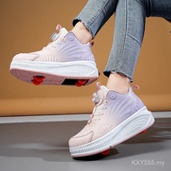 Kids Roller Skating Shoes Gift Detachable With 4 Wheels Children Boys Girls Deformation Adult Lumino