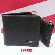 KICKERS Leather Trifold Wallet with zipper S-84984