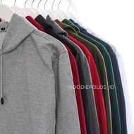 Size XXL Plain Zipper Hoodie Jacket - XXL