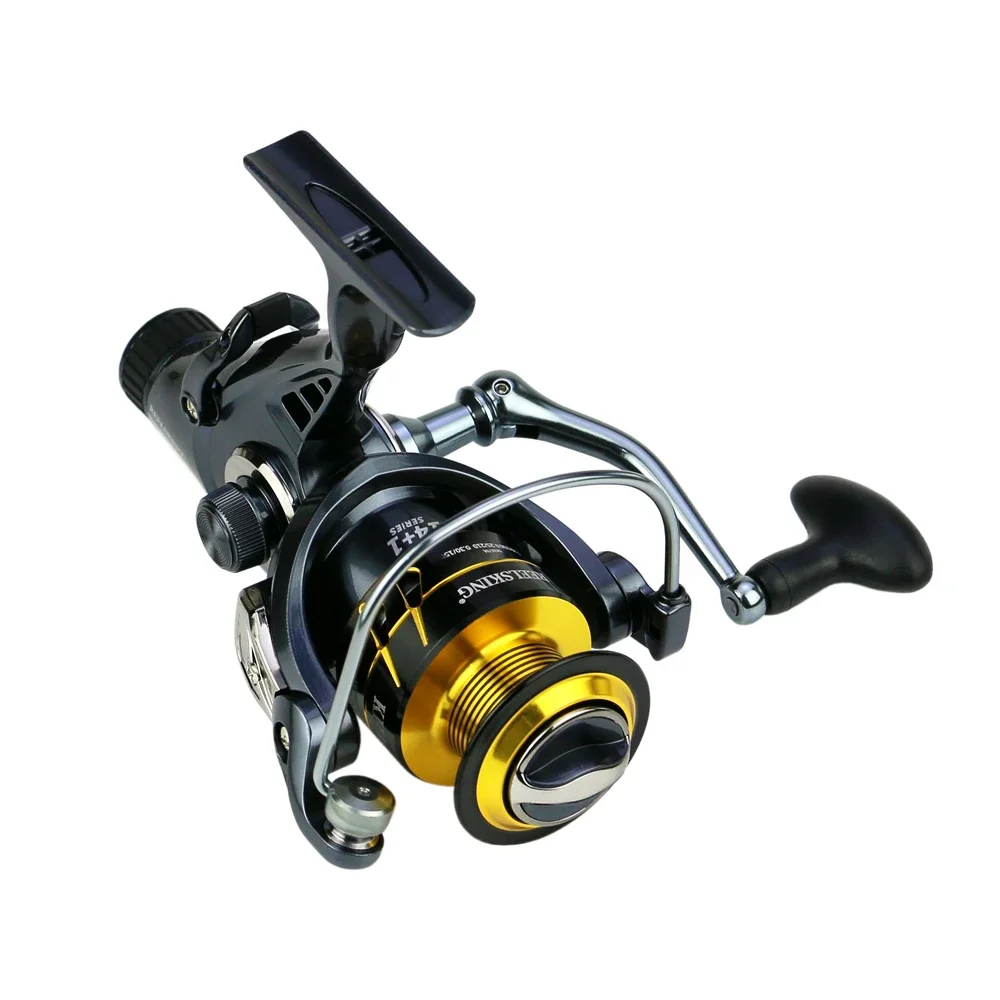 โลหะซ้าย/ขวามือ Spinning Fishing Reel น้ําจืด/น้ําเค็มปลาคาร์พตกปลา Reel Ahead/โพสต์คู่เบรค Smooth C