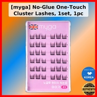 [myga] No-Glue One-Touch Cluster Lashes, 1set, 1pc / Korean Cluster Lashes / Glue-Free Application b