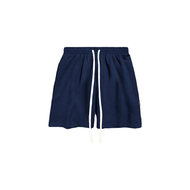 💫🩳 กางเกงวอร์ม ขาสั้น PISI Baggy Sweatpants Shorts ทรงกระบอกใหญ่ | Navy