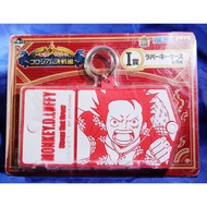 Rubber Keychain Luffy One Piece Ichibankuji Banpresto 2014 Lottery