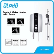 Alpha VIZZ 98EP Instant Water Heater with Pump