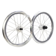 Silverock ดิสก์เบรค V ชุดล้อนกรถล้อเล็ก Birdy 406อลูมิเนียม20นิ้วจักรยานพับได้