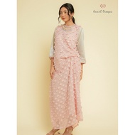 Heart Troops Athens Dress - Peach