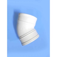 UPVC 45° Elbow/ Penyambung Paip PVC Elbow 45°/ UPVC Pipe Fitting45° Elbow (56mm, 82 mm, 110 mm)