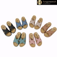 sandal perempuan wanita selipar jalan kasut wanita selipar murah cute sandal women shoes sandal vira