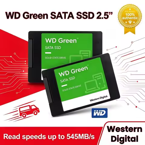 WD Green Western Digital 250GB 1TB 2TB 2.5" SATA III Low Power SSD Internal Storage For Notebook Des
