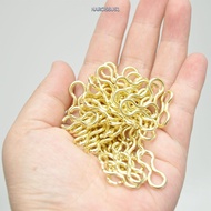 NARCISSUS1Y7KJ 100pcs Fishing Hanging Snap Gold Durable High Quality Portable Connector