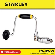 Stanley 02-112-22 Open Ratchet Bit Brace (12" x 13mm) - (02-112)