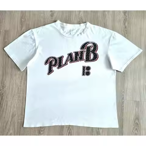 Vintage PLAN B Skate T Shirt L Boxy Think Birdhouse Flip Alien Workshop Blind NHS