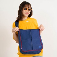 Tote Series 3 – GoBig / Navy color made from canvas fabric