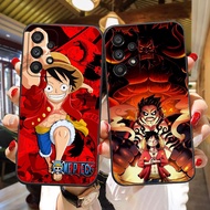 Anime One Piece Monkey D Luffy Soft Black Silicon TPU Cell Phone Case For  Samsung Galaxy A23 A20 A14 A13 A12 A11 A10 A9 A8 A7 A6 A5 A05 A04 A03 F12 M12 S E Star Plus 5G