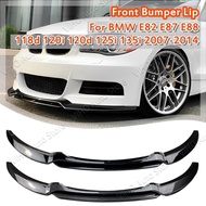 For BMW E82 E87 E88 118i 120i 120d 123d 125i 125se 128i 135i 2007-2013 Front Bumper Lip Splitter Spo