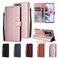 Casing For OPPO F7 F11 Pro F17 F19 F21 F21S Flip cover leather wallet stand card pack phone case