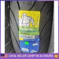 Michelin Pilot Street Radial 160/60 ZR 17 69 W Year 2023 Touring Tayar Tyre Tires Taya 160 60 17 160