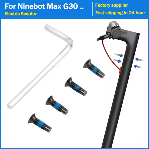 Front Fork Tube Replacement Screws With Wrench For Xiaomi M365/Ninebot Max G30 F20 F30 F25 F40 Elect