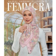 BAWAL HANAMI BIDANG 50 & 45 DELAYLA HANAMI HIJAB Tudung Bawal Hanami Cotton Voile Wangi