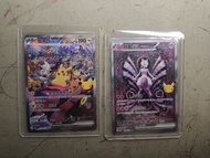 Ptcg繁中夜皮卡丘 比卡超 超夢 ex sar Pokémon 寶可夢卡牌Pokemon SAR 30th Celebration card