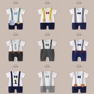 Size59-90New cotton baby onesie Korean version of the baby boy baby girl baby short-sleeved onesie n