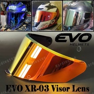 EVO XR-03 VISOR LENS Helmet visor lens suitable for EVO helmet EVO xr 03 model