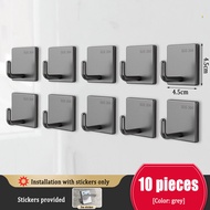 YT Bathroom Small Single Hook SUS304 Stainless Steel Hook Strong Adhesive Hook 3M Sticker Installati